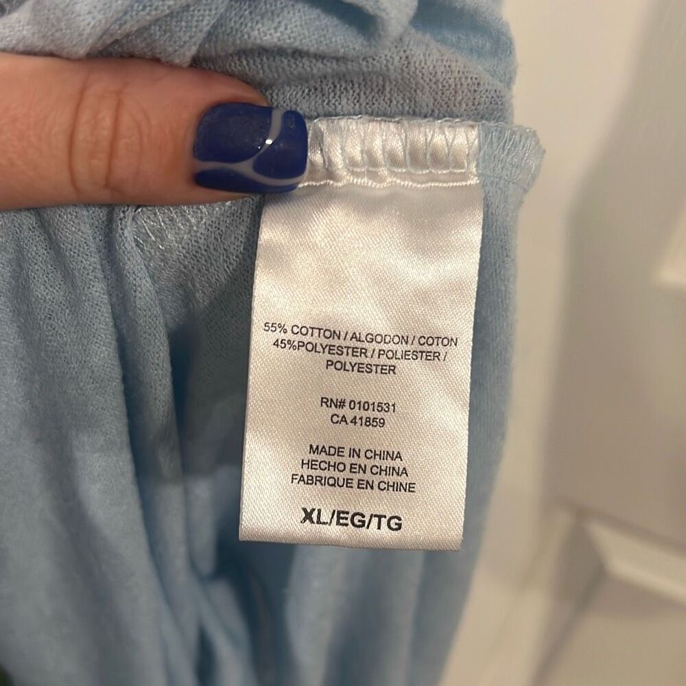✨Polaroid Blue Retro Light Crewneck Sz XL Blue Sweatshirt✨ - Picture 11 of 11